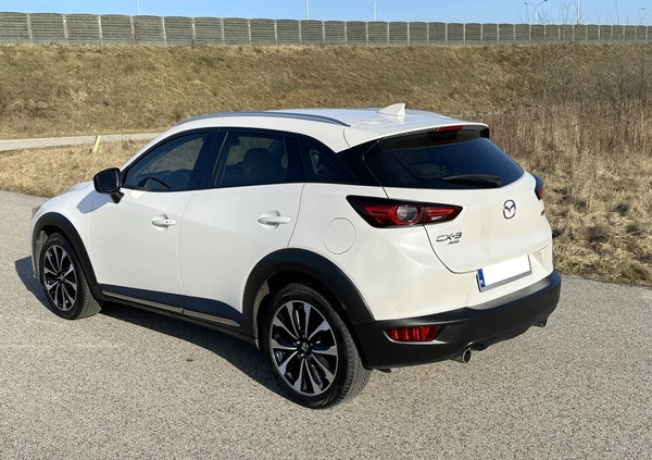 Mazda CX-3 cena 79500 przebieg: 73000, rok produkcji 2019 z Piława Górna małe 79